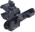 HYS Radio & Speaker Mic Clamp Mount Holder - Quick Release for Uniden BC906W Wireless CB Microphone and Speaker, Marine Radio, Walkie Talkie, Police Scanner w/ Belt Clip & Knob Holder Base by HYS