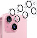 Camera Lens Protector for iPhone 14/iPhone 14 Plus- 3 Pack | 9H Tempered Glass, HD Clear, Scratch Resistant, Camera Cover Accessories, Case Friendly, Not Affect Night Shots by WumigooProducts
