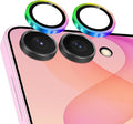 Meshine for Samsung Galaxy Z Flip 8 Camera Lens Protector,Scratch Proof,Strong Adsorption,9H Hardness with Metal Ring Camera Cover,Ultra Thin Case Friendly,Accessories Lens Protector,Colorful by Meshine