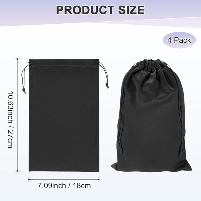 M METERXITY Ski Goggle Bag, Soft Microfiber Pouch Bags Case with Drawstring for Snow Goggles/Camera Lenses/Sunglasses - Image 3