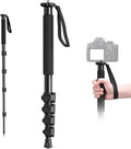 ULANZI TB12 Camera Monopod, 61" Aluminum Photography Monopod with 5-Section Height, Lightweight & Portable Camera Accessories, for Cameras Canon, Nikon & Sony Mirrorless & DSLR, Easy to Carry by ulanzi