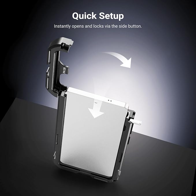 NEEWER S26 Ultra Phone Cage, Mobile Video Rig Stabilizer Vlog Kit, PA182 | With 3X Backplate for 67mm Filter, 17mm Phone Lens, T Mount Lens, Compatible with Samsung Galaxy S26 Ultra Only - Image 3