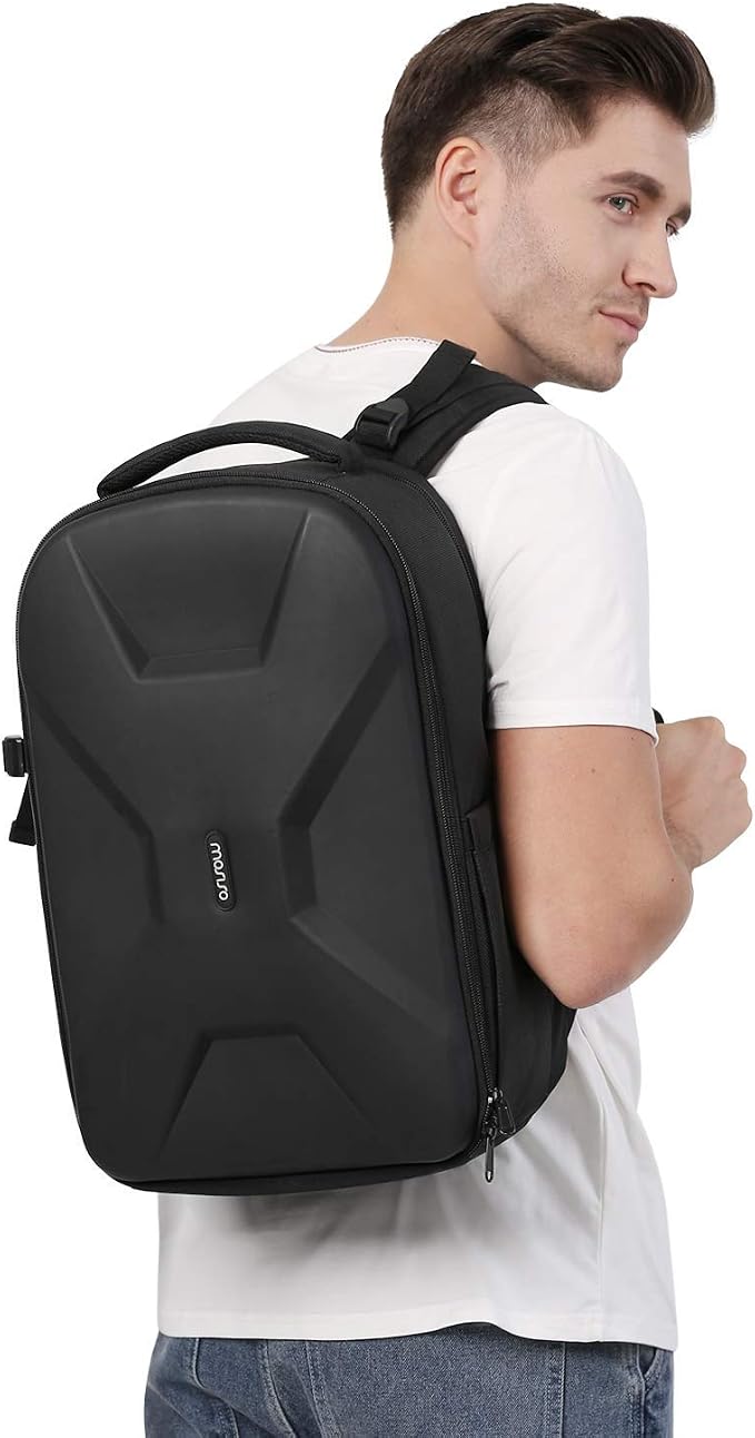 MOSISO Camera Backpack, DSLR/SLR/Mirrorless Photography Camera Bag | 15-16 inch Waterproof Hardshell Case with Tripod Holder&Laptop Compartment Compatible with Canon/Nikon/Sony, Black - Image 6