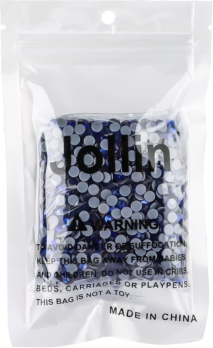 Jollin Hotfix Rhinestones Flatback Crystal Gems 4.8mm SS20, Sapphire | 1440pcs Hot Fix Crystals Glass Rhinestones for Bedazzling, Crafting, Clothes, Shoes & Accessories DIY Decoration - Image 7