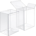 CreGear Protectors Case Apply for Funko-4 Inch-Pop Vinyl Figures, 100 Pack | Heavy Duty, 0.38mm Crystal Clear Protector, Plastic Protector Cases with Locking Tab, Perfect for Vinyl Figures, Display Box by Home