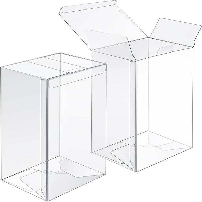 CreGear Protectors Case Apply for Funko-4 Inch-Pop Vinyl Figures, 100 Pack | Heavy Duty, 0.38mm Crystal Clear Protector, Plastic Protector Cases with Locking Tab, Perfect for Vinyl Figures, Display Box - Image 8