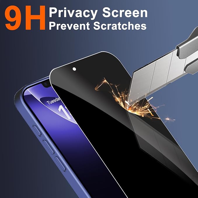 Magnetic for iPhone 17e Case & iPhone 16e Case, Light Blue | Full Camera Protection, Privacy Screen Protector, Compatible with MagSafe, Translucent Matte Shockproof Cover for 17 e 16 e - Image 7