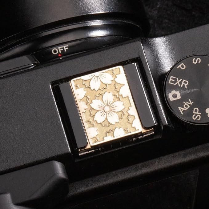 Cherry Blossom Shutter Button for Fujifilm XT5 XT30 X100VI for Leica | Brass alloy shutter Botton pattern scratch-resistant For Fuji XT5 XT4 XT3 XT30 XT30II XT30III XT20 X100V For Nikon For Leica - Image 2