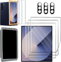 Ferilinso Screen Protector for Samsung Galaxy Z Fold 6, Tempered Glass Back | 3 Pack, 9H+ Hardness, Military-Grade Shatterproof, Case Friendly, Easy Installation Bubble Free, with Camera Lens Protector by Ferilinso