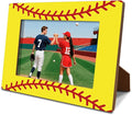 Softball Picture Frame, Softball Room Decor, Softball Decor Gift | A tabletop frame for favorite softball photos, ideal for bedroom desks, shelves, dressers, trophy displays and team tables. by Unknown