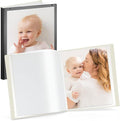 Cranbury Portfolio Binder 8x10, 48 Photos, Clear Sleeves, Black | 24 Pages Hold 48 Photos, Clear Plastic Sleeves, Customizable Front Pocket, Poly Presentation Book by CRANBURY