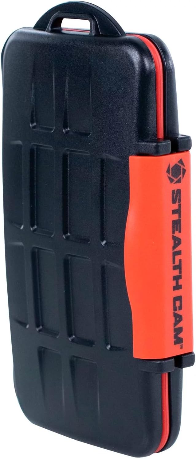 STEALTH CAM Anti-Shock Dust-Proof Waterproof Protective Ergonomic Rubber Sealed ABS-Plasic Shell Memory Card Storage Case - Holds 12 SD & 12 MicroSD Cards - Image 4