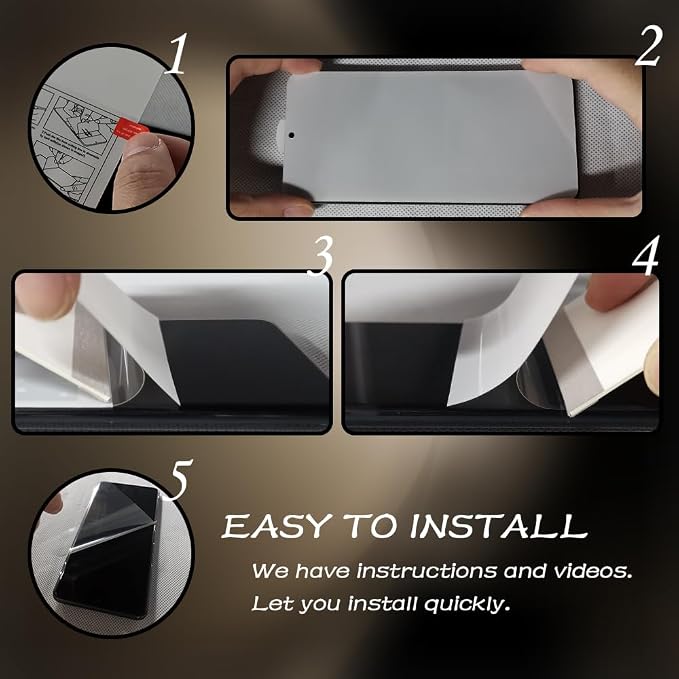 BIGFACE [6 in 1 for Samsung galaxy Z Flip 7/galaxy Flip 8 Screen Protector | 2 pack Film Screen Protector + 2 Pack Tempered Glass Back Screen Protector + 2 Pack Camera Lens Protectors - Image 5