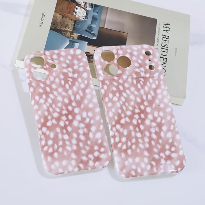 Cute Phone Case for iPhone 16 Case Fawn Deer Print | Camera Lens Protection,Slim Shockproof TPU,Chic Trendy Aesthetic Girly Cover for Women Men - Image 7