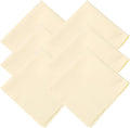 uxcell 6 Pcs Microfiber Cleaning Cloth for Glasses, 8 x 8 Inch Eyeglass Cleaning Cloth, Glasses Cleaner Wipes for Electronics Lenses Screens Cameras Cell Phones, Beige by uxcell