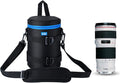 Camera Lens Case for Canon EF 70-200mm f4L IS & EF 28-300mm Below 4.3x7.4" | Camera Lens Carrying Bag for Canon EF 70-300mm f4-5.6L IS USM, for Nikon AF-S 70-200mm f4G ED VR & More Lenses by JJC