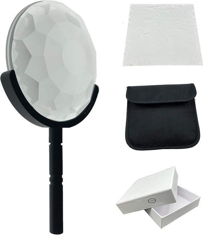77mm Handheld Kaleidoscope Glass Prism Camera Filter Variable Number of Subjects SLR Photography Accessories（Handle Type） by JORIXXY