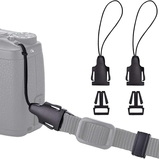 GRIV ZV1 Camera Strap Quick Release QD Loops Buckle Clip Adapter Connector | Camera Strap Adapter for Ricoh GR IV III IIIx GR 4 3 for Sony ZV-1 II ZV1 RX100 VII VI VA V IV D-LUX8 SX740 HS G7X Mark III by JJC