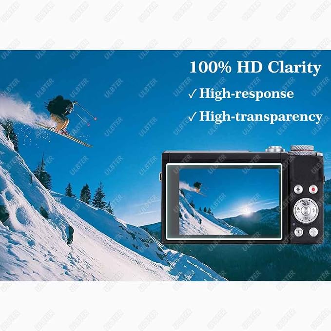 ULBTER G7 X Mark III Screen Protector for Canon G7X Mark III Camera [3Pack] | G7XIII G7 X Mark III 9H Hardness Tempered Glass Cover Anti-Scrach Anti-Bubble Anti-Dust - Image 5