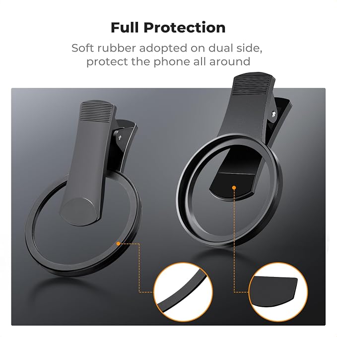 K&F CONCEPT 67mm Thread Clip for Smart Phone | Compatible for iPhone 16 15 Pro Max 14 13 12 11 Samsung Galaxy S22 S23 Ultra Galaxy S22 S24 Ultra(Filter Not Included), FP101 - Image 6