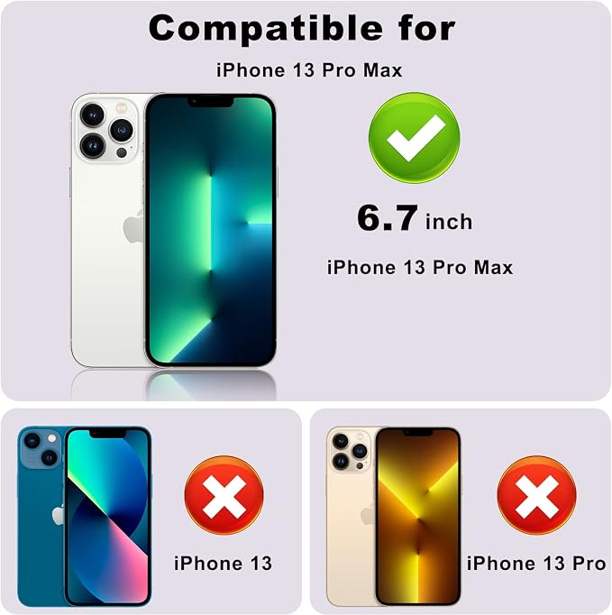 Fotbor [3+3 Pack] iPhone 13 Pro Max Privacy Screen Protector with Camera Lens Protector, Anti Spy Private Full Coverage Bubble Free 9H Hardness Tempered Glass Film 6.7 Inch with Easy Installation Kit - Image 7