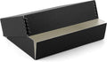 Lineco Museum Archival Storage Box, Drop Front, 8.75x10.75x3 in, Black | Acid-Free with Metal Edge, Preserves Picture Longevity, Organize Photos, Newspapers, Prints, Documents, Crafts, DIY by Lineco