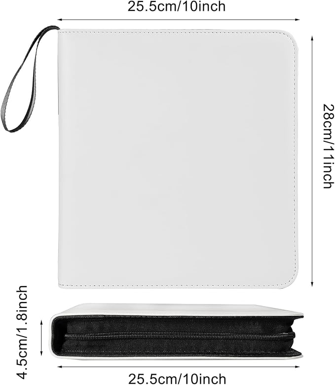 Large Polaroid Photo Album Binder, 240 Pockets. White | Fits Polaroid i-Type, 600, SX-70 and Instax Wide 3.5x4.25 films. Acid-free pages protect photos for long-term storage. - Image 2