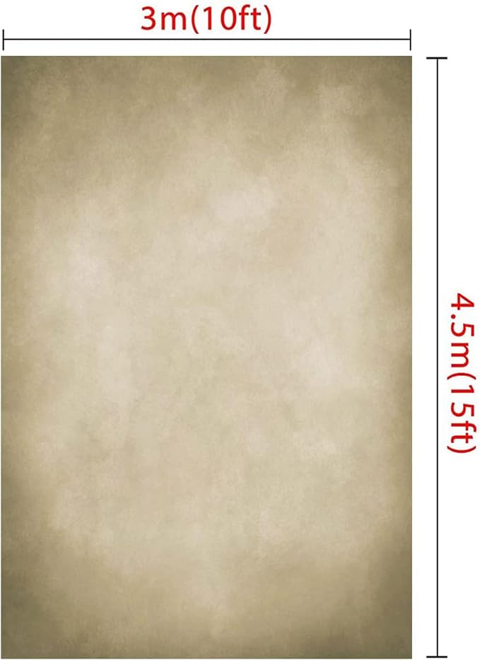 Kate 10x15ft/3m(W) x4.5m(H) Tan Backdrop Texture Brown Background Portrait Photography Studio Props - Image 3