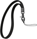 Elastic Nylon Wrist Lanyard for AirPods Case , Anti-Lost Strap for AirPods 1/2/3/Pro/Pro 2 Charging Case, Multi-Functional Wrist Strap for Phones Keys Cameras Small Gadgets, Black +Black Buckle by YANTHKEY