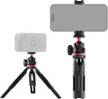 NEEWER Entry Level Version Mini Tripod for Camera, 360° Small Desk Portable DSLR Webcam Cell Phone Mount Holder Stand Selfie Stick Grip Compatible with iPhone Samsung Android Video Recording, GM-2G by Neewer