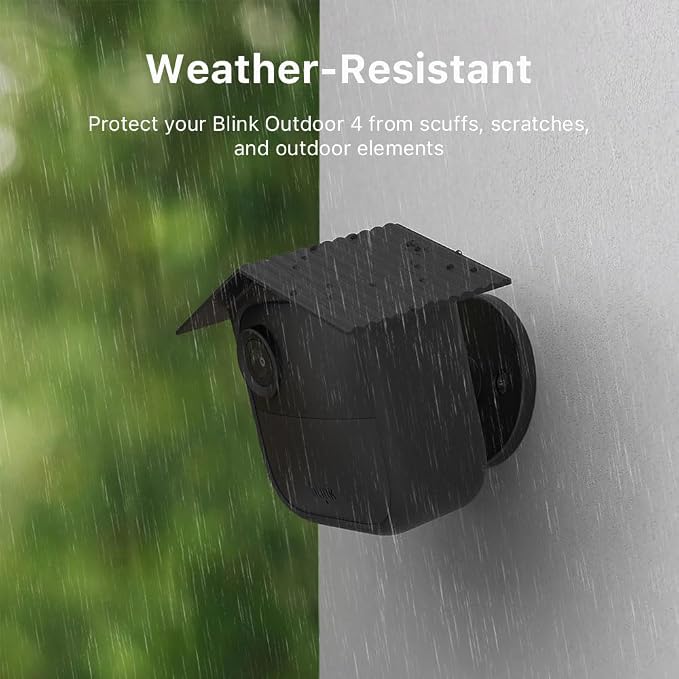 Silicone Cover for Blink Outdoor 4 & Outdoor 2K+ Camera, 3-Pack | Protective skin, birdhouse design, black - Image 4