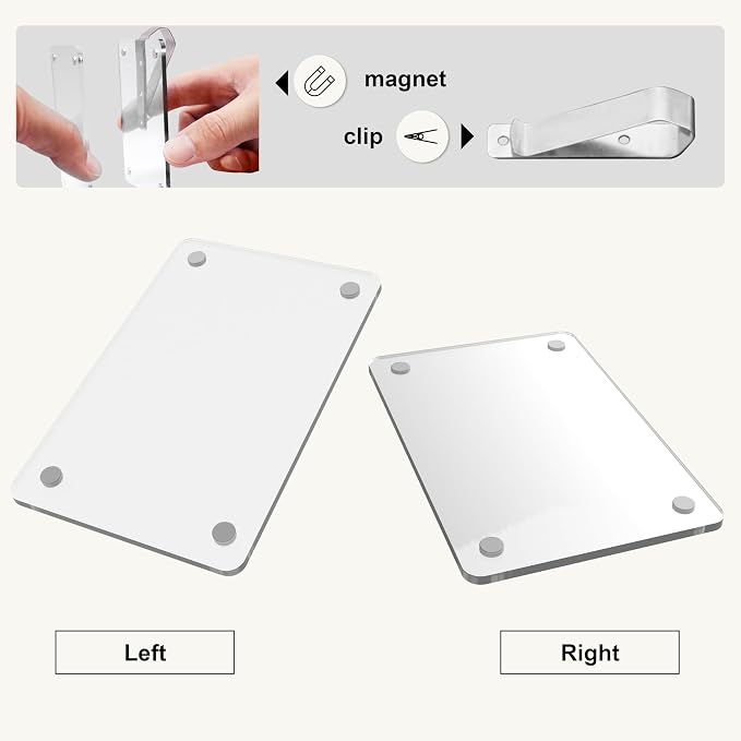 Car Sun Visor Photo Holder, Universal Magnetic Photo Clip, Decorate Your Car Visor Clip with Personality(Transparent, 2.8x4.7) - Image 6