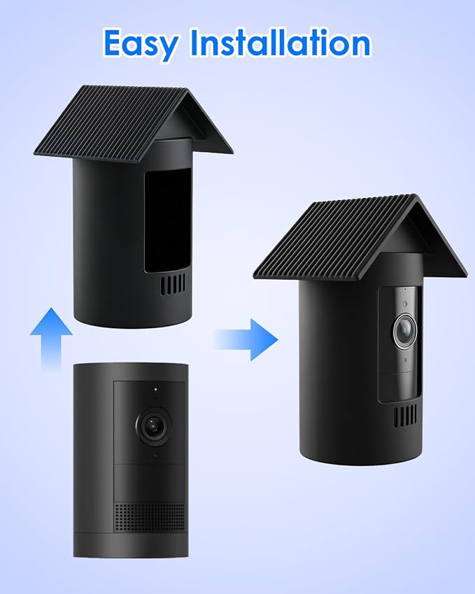 Silicone Cover Protective Case Compatible with Ring Stick Up Cam Battery HD Security Camera - Image 5
