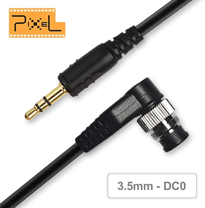 Off Camera Shutter Connecting Cable 3.5mm-DC0 Camera Connecting Plug 3.5mm Cord Compatible for Nikon Cameras (Fit for Pixel Shutter Remote Control TW-283 Series) - Image 5