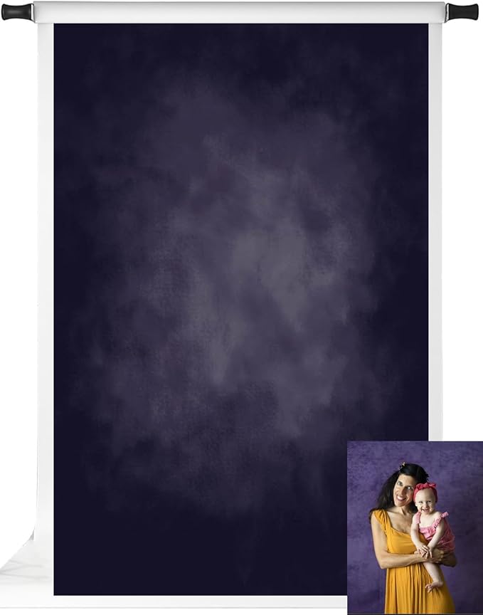 Kate Purple Photography Backdrops Abstract Photo Backdrop Poratrait Background for Photoshoot, 6.5x10ft by KateBackdropforPhotography