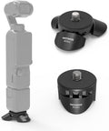 NEEWER Mini Tripod Compatible with DJI Osmo Pocket 4 & 3, Small Desktop Gimbal Camera Holder Mount Stand with 1/4" Screw Compatible with Insta 360 X5 X4 X3, Upright/Handheld Mode Switch, AC051 by Neewer