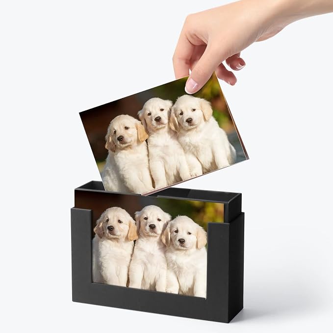 Photo Storage Box 5x7, Picture Frame Boxes For Baby Photos, Photo Display Box For Couple Photos, Photo Gift Box(black) - Image 5