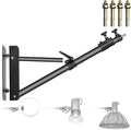 Neewer Wall Mounting Boom Arm with Triangle Base for Photography Studio Video Strobe Light Monolight Softbox Umbrella Reflector, 180 Degree Rotation, Max Length 66.5 inches/169centimeters (Black) by Neewer