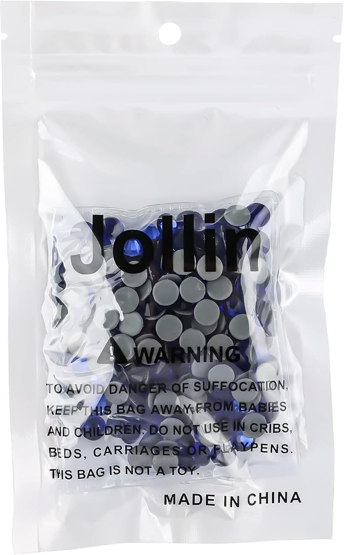 Jollin Hotfix Rhinestones Flatback Crystal Gems 7.2mm SS34, Sapphire | 288pcs Hot Fix Crystals Glass Rhinestones for Bedazzling, Crafting, Clothes, Shoes & Accessories DIY Decoration - Image 7