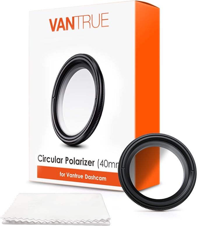 Vantrue 40mm Ultra-Slim CPL Circular Polarizer Filter for Dash Cam | Fits N4 Pro S, N5S, N4S, S1 Pro(MAX), N2X, E2, E1 Lite dash cams, Reduce Glare and Reflection, Enhance Contrast - Image 7