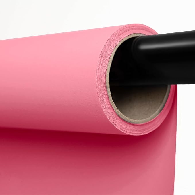 Kate Seamless Paper Backdrop for Photography Carnation Pink Photo Backdrop Paper (106.8''x32.8' Carnation Pink) by KateBackdropforPhotography