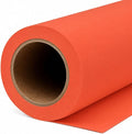 Yizhily Seamless White Backdrop Paper Roll, 53" x 16.4', Heavyweight Matte Bright Orange Photo Background for Small Studio Headshots, Tabletop Product & Food Photography | Product photography; creative sets; event portraits; tabletop shoots; small stud... by YizhilySeamlessBackgroundPaper