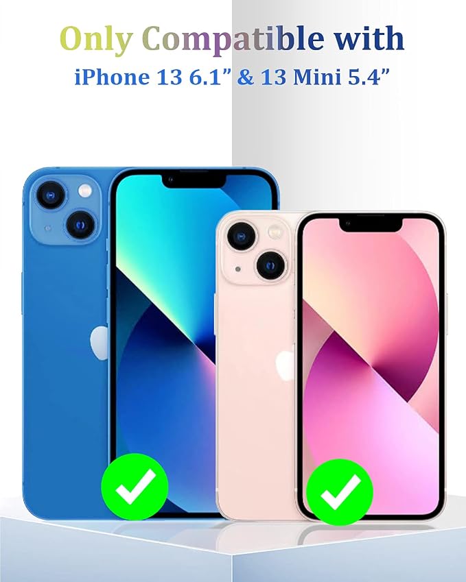 Camera Lens Protector Compatible for iPhone 13 & iPhone 13 Mini Camera Cover Premium 9H Tempered Glass [Anti-Scratch] Ultra HD - Image 2