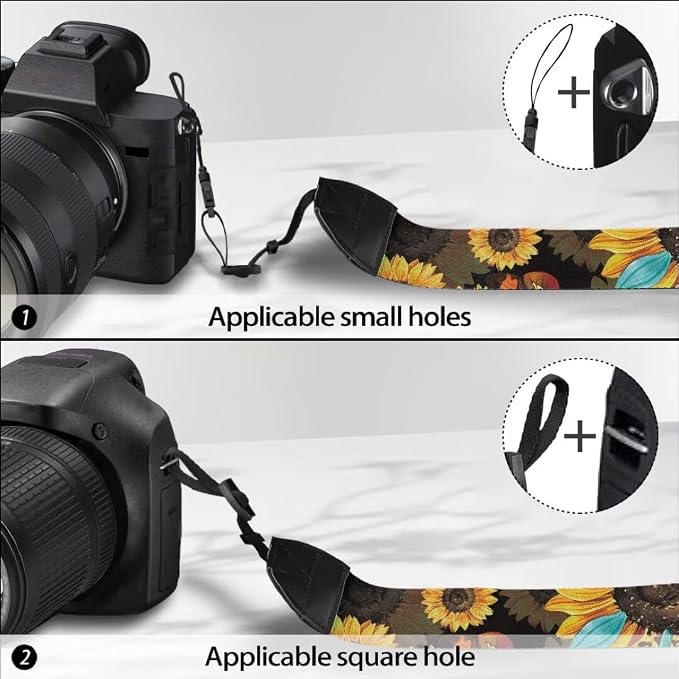 Coldinair Black Adjustable Camera Strap Universal Neck & Shoulder Soft Padded Strap for All DSLR Cameras,Binoculars - Image 5