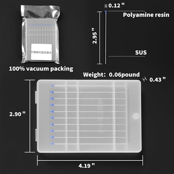ESD Safe Cleaning Swab for Camera Sensors, PCB & Semiconductors - No Residue, Anti-Static, Scratch-Free, Quick & Easy to Use for Sensitive Electronics. (Blue-10Packs, Electrostatic adsorption) - Image 2