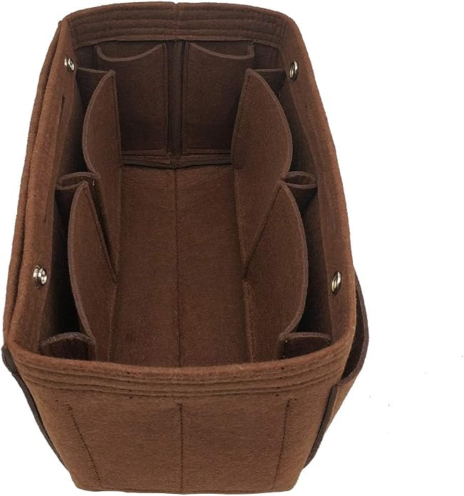 LEXSION Purse Organizer Insert Multi Pocket Bag Organizer Shaper | zipper bag, tote shaper, multi pocket bag, handbag shaper, various sizes by LEXSION