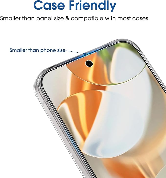 amFilm OneTouch for Google Pixel 9 Pro/Pixel 9 [6.3''] Screen Protector | Auto-Alignment, 30s Install, Bubble Free, Scratch & Drop Protection, HD Clear, Case Friendly 2 Pack(Pixel 9/9Pro-6.3'') - Image 7