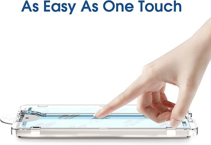 amFilm OneTouch for Samsung Galaxy S25 Ultra Screen Protector TemperedGlass | Auto-Alignment, 30s Install, Bubble Free, Scratch & Drop Protection, HD Clear, Camera Lens Protector, 2+2 Pack (S25U-6.9'') - Image 8