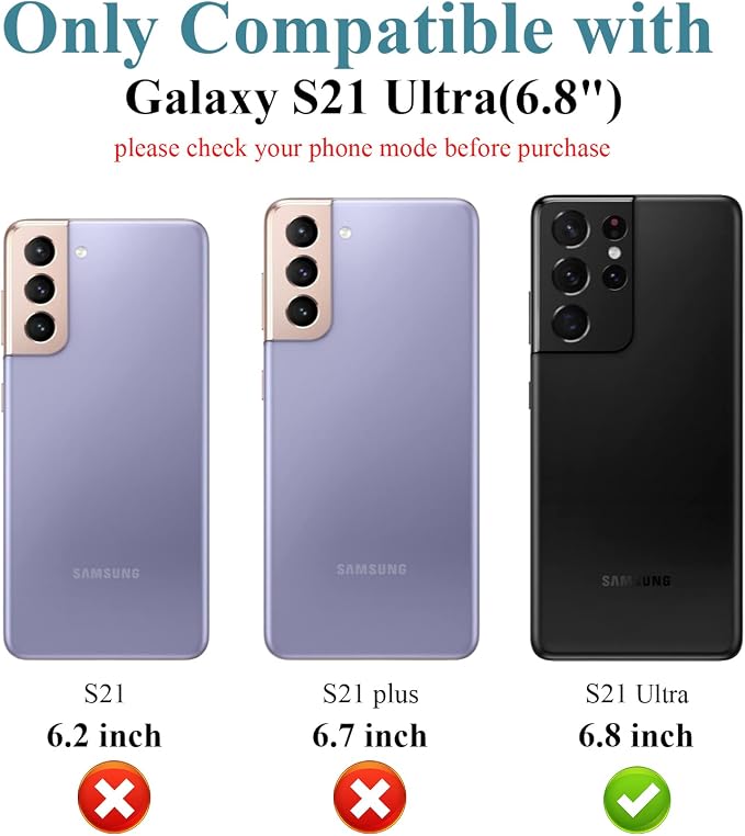 4 Pack Camera Lens Protector for Samsung Galaxy S21 Ultra | 9H Tempered Glass Camera Screen Protector, Bubble Free, Scratch-Resistant, Case Friendly, High Definition - Image 2