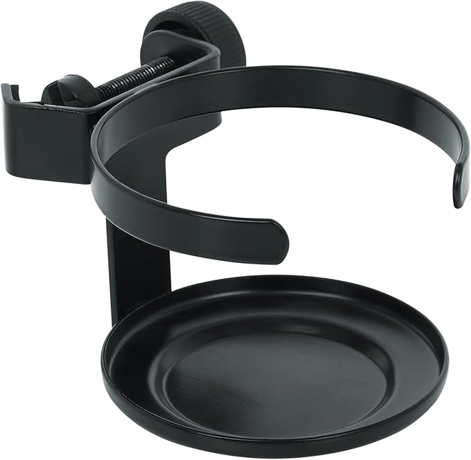 Gator Frameworks Clamp On Single Cup Holder for Mic Stands (GFW-SINGLECUP) | Holds a Single Cup/Beverage, Fits Cans & Plastic Cups, Can Mount to Drum Hardware - Image 3